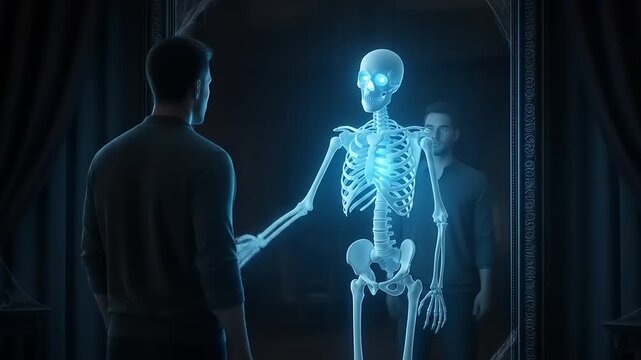 Encounter with the Spectral Skeleton - A Digital Age Mystery.