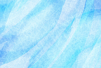 青　水彩　年賀状　模様　背景