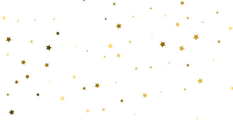 gold stars confetti, Falling magic glitter confetti, golden dust. Modern Design elements or...