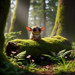 Forest Creature, Cute, Wildlife, Nature, Peaceful.