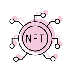 Token  color shadow thinline icon , vector, pixel perfect, illustrator file  
