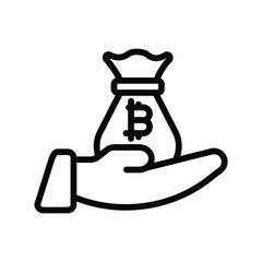 Loan  line icon , vector, pixel perfect, illustrator file 
