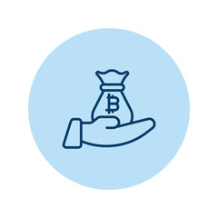 Loan  pentaglow , vector, pixel perfect, illustrator file 
