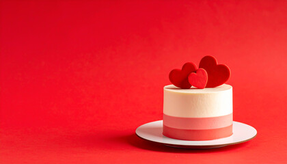 ハートのケーキ