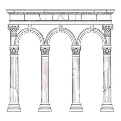 Architectural Roman Archway