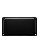 Black Rectangular Plaque, Minimalist Design, Decorative Plate, Wall Decor, Modern Style.