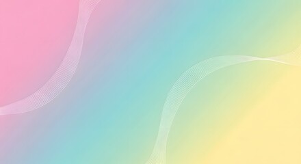 Diagonal pastel gradient abstract background with flowing lines