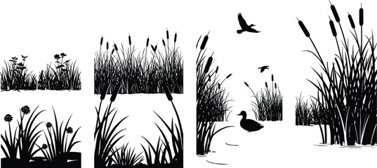 Silhouette of beach umbrellas, lounge chairs, and piano under tropical hut, representing relaxing summer vacation, seaside music, and resort atmosphere © Sakib World