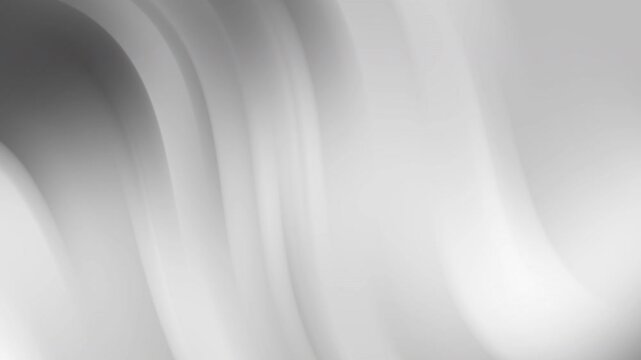 Negative space enhances abstract gray and white flowing curves brilliantly. Suitable for backgrounds, web design, branding, and contemporary art projects.