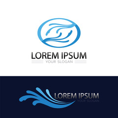 Calm blue ocean waves rolling peacefully across scenic seashore seascape background design