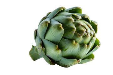 Fototapeta premium Photograph of an artichoke against a transparent background