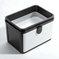 White and black storage box