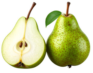 pear on white