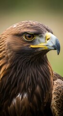 Obraz premium Golden Eagle Portrait Close Up.