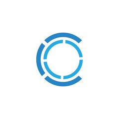 Fototapeta premium Connecting logo