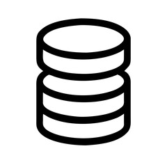 Vector art of database icon