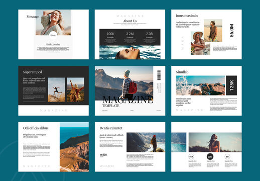 Travel Magazine Landscape Template