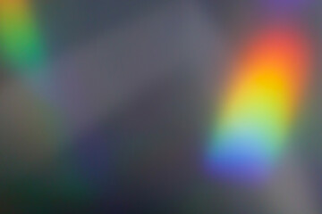 Abstract blur holographic rainbow foil iridescent background
