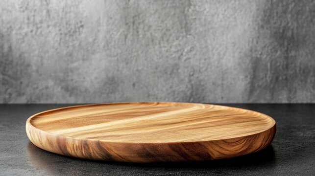 Beautiful cheese platter on black wood with empty space for inscription, minimalist rustic atmosphere