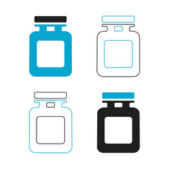 Pharma Container vector illustration