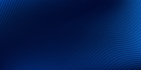 Lines blue abstract background with a soft curve and smooth lighting abstract