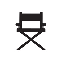 "Director Chair Icon Film Cinema Seat Symbol"