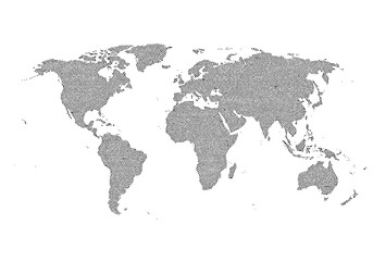 Obraz premium World Map Depicting Continents and Landmasses.