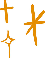 Radiant Starburst Sparkle Icon Set