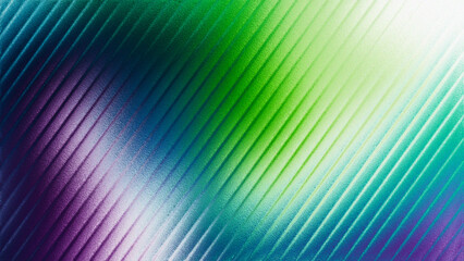Abstract background with diagonal lines and a vibrant gradient of blue purple green and yellow hues