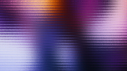 Abstract background with horizontal lines in vibrant purple blue and orange hues with soft focus effect