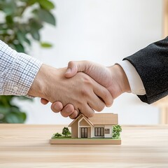 Investor and banker collaborate on property financing strategies in professional meeting