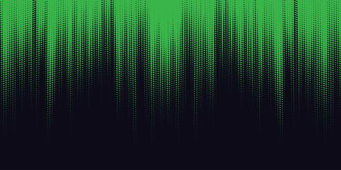 Halftone dots gradient grunge texture background green and black color pattern. Dot pop art comic sport style vector illustration. grunge vector dots. Eps10