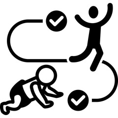 Parenting Journey glyph icon