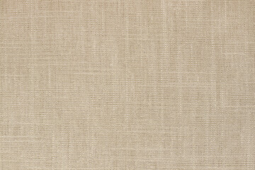 Brown linen fabric cloth texture background, seamless pattern of natural textile.