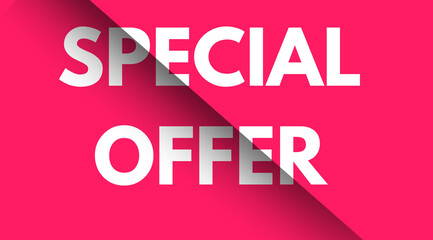Modern banner new offer ,Special Offer Sign ,special offer concept