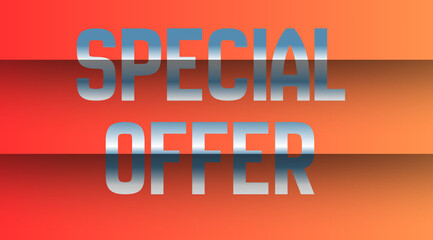 Modern banner new offer ,Special Offer Sign ,special offer concept