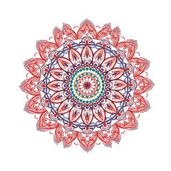 ornamental round ornament, mandala design
