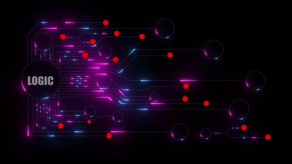 AI Tools and Neon Box Motion, Multi-Function Background for Agentic AI Technology. This Visual Automates Repetitive Work, Showing Smart AI Solutions That Improve Operational Efficiency - Powered by Adobe