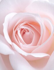 Delicate Pink Rose Blossom - A Close-Up of Floral Beauty.