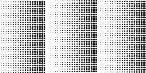 Abstract halftone dotted background. Monochrome pattern with dot and circles.  Vector modern futuristic texture for posters, sites, business cards, cover postcards, interior design, labels, stickers.