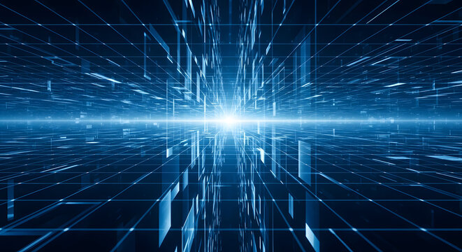 fiber optics background with lots light spots