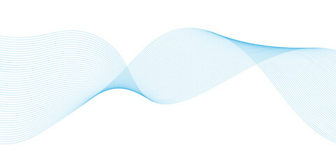 Abstract wavy blue blend technology liens.