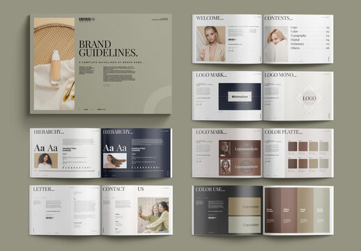Brand Guideline Brochure Template