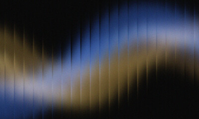 Abstract textured background with vertical lines and a gradient of blue and gold, creating a sophisticated and elegant visual for various design purposes