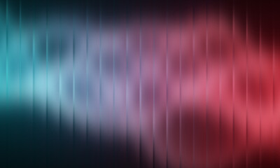Abstract background with vertical lines and a blurred gradient of blue and red colors, creating a dynamic and contrasting effect for contemporary design projects