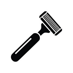 Disposable Safety Razor Shaving Tool Solid Glyph Icon