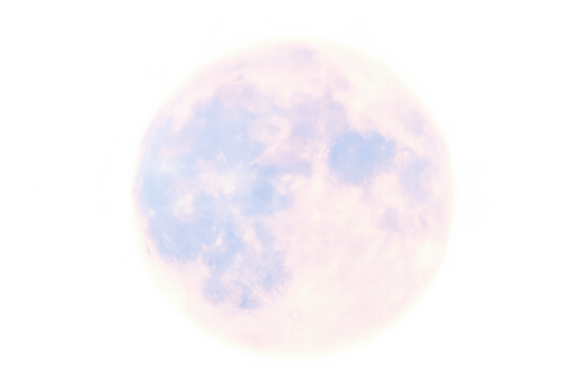 Full moon showing visible craters on surface