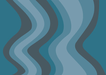Blue wavy patterns, blueish