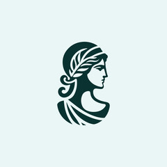 Athena Greek Lady Logo