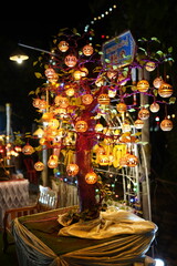 Fire tum ka tradition in Yasothon Province.